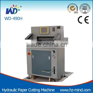 Professional Manufacturer New Design Cutting Width 80mm Hydraulic Paper Cutting Machine (WD-490H) thumbnail-1