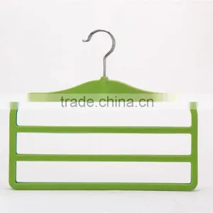 Velvet Trouser Hanger Simple Slim-Line Flocked Pants Hanger in thumbnail-2