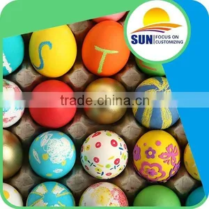 Colorful Low Price Customized Painted Plastic Easter Egg for Packing Candy thumbnail-1