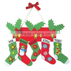 Wholesale Decoration Stocking Door Hanger Christmas Craft Kit thumbnail-1