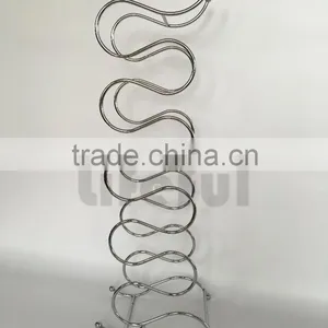 Scroll Wine Rack, Chrome thumbnail-1
