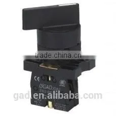 GB2-EJ33 CNGAD Black 2-position Long Lever Locked Switch Push Button thumbnail-1
