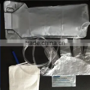 Disposable Medical Grade PVC 1500ml Enema Bag Sets thumbnail-1