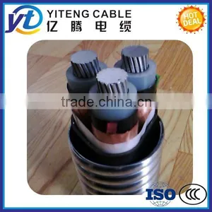 12|20kv Single Core 3 Core AL|XLPE|PVC Medium Voltage Power Cable thumbnail-1