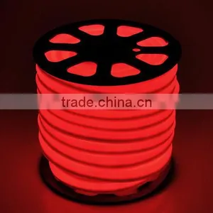 110v 220v Red Color Led Neon Flex Rope Light thumbnail-1