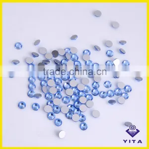 Hot Sale SS6 SS8 SS10 SS12 SS16 lt Sapphire Clear Glass Stones for T Shirt thumbnail-1