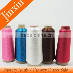 YiWu Wholesale Cheaper Colorful Metallic Thread Embroidery do Embroidered thumbnail-1