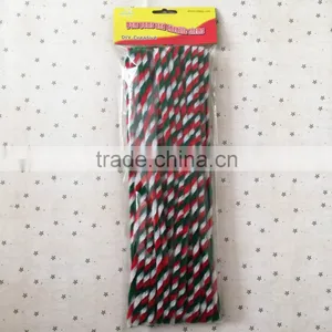 DIY Crafts About Chriatmas Colors for Twisted Pipe Cleaners thumbnail-1