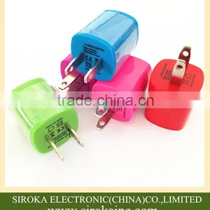 Hot Selling 5V 1A/1.5A US Plug Micro USB Mobile Wall Charger With USB 2.0 for Samsung Smartphone thumbnail-5