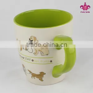 Wholesale Ceramic Mugs With Pets Printing,mug for Cat Pet Feeder thumbnail-4