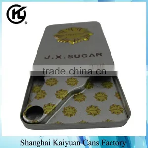 High Quality Tinplate Rectangular Candy Tin Box(Push Over) thumbnail-3