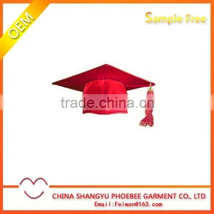 Graduation Capkinder Shiny Red Cap thumbnail-1