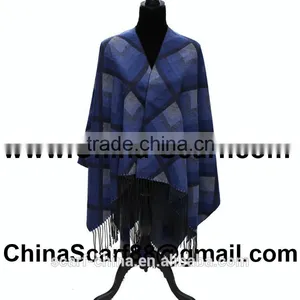 Wholesale Fringed Wool Scarf thumbnail-4