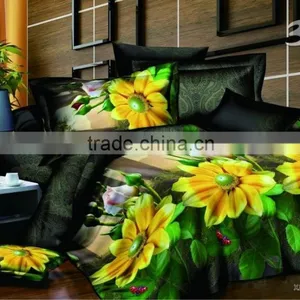 3d Printing Comfortable Bed Sheet/china Made 5-star Hotel Linen/ Supplier Hotel Linen thumbnail-1