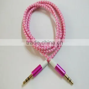Braided Metal Casing Audio Cable thumbnail-1