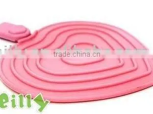 2013 the Hottest Beautiful Pink Leaf Design Silicon Cup Mat thumbnail-1