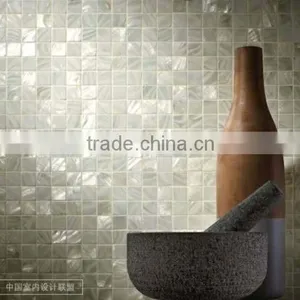 300*300mm Brick Tile Chinese Frshwater Shell Mosaic for Wall Decor thumbnail-2