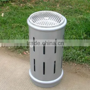 Laser Cut Steel Outdoor Ashtray Ash Urn Stainless Steel Ashtray Bin thumbnail-1
