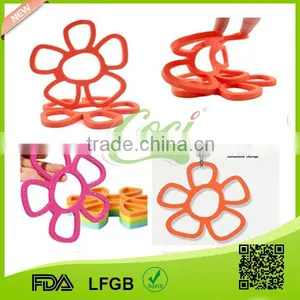 FDA Approved Heat Resistant Silicone Trivet thumbnail-1