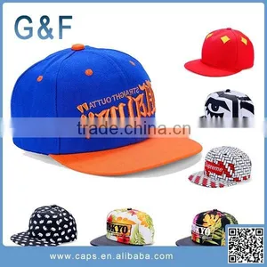 Fashion Design Embroidery Plain Snapback Hats For Sale thumbnail-1