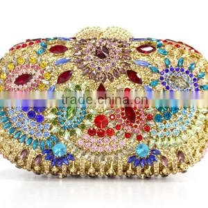 Top One OEM Design Envelope Clutch Bag for Party Women's Clutch Purse Crystal Evening Clutch Bag thumbnail-4