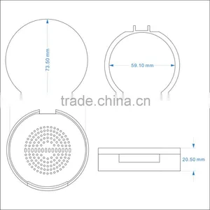 Small Capacity Empty Cosmetic Loose Powder Case thumbnail-2