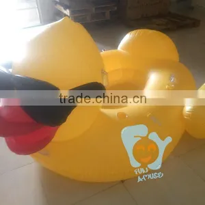 2017 Factory Price Giant Duck With Glasses Animal Pool Float thumbnail-4