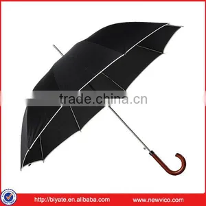 Plastic Handle Auto Open Windproof Umbrella thumbnail-1