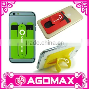 Custom Made Novelty Gift for IPhone 6 Silicone Wallet With Stand thumbnail-1