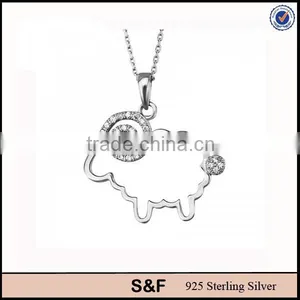 2015 Sheep Shape Jewelry 925 Sterling Silver Italian Costume Jewelry thumbnail-2