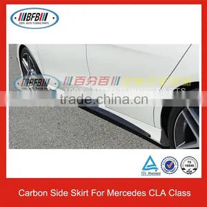 CARBON SIDE SKIRTS COVER FOR MERCEDES CLA CLASS W117 CLA250 CLA45 thumbnail-1