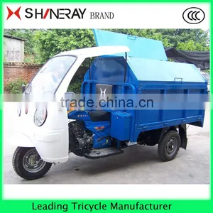 Shineray Hot Sale Three Wheel Garbage Tricycle With Tipper thumbnail-1
