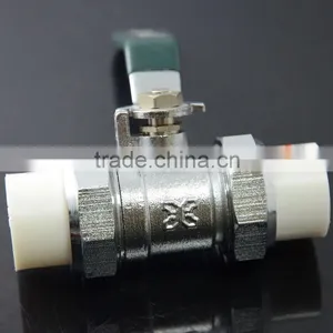 Ppr Manufactur Ppr Fittngs Company PPR Copper Plating Ball Valve thumbnail-3