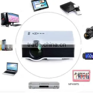 Multimedia Projector 800*480 Mini LED Home Theater TV Proyector Full HD HDMI Projector UC40 thumbnail-2