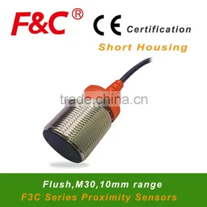 Big Cylindrical, 12~24VDC M30 Proximity Sensor, Position Sensor, NPN/PNP Offered, Can do 5v DC Working Voltage. thumbnail-1