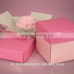 Pink Easy Removable Cake Box Design thumbnail-1