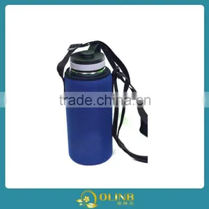 Neoprene Water Bottle Carrier With Shoulder Strap thumbnail-1