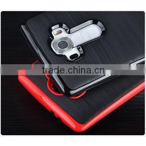 C&T Heavy Duty Brushed Metal Texture Hybrid Dual Layer Slim Protector Case Cover for LG G4 thumbnail-3