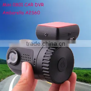 Wholesale 1.5 Inch Mini 0801 Car Dvr With Ambarella A2S60/70 Chipset Full HD 1920X1080P Car Camera Recorder thumbnail-1