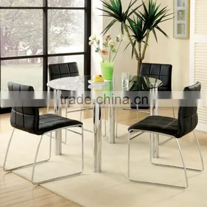DC-2528 Metal Leather Side Chair thumbnail-3