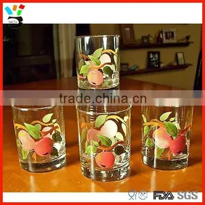 10oz Thick Base Clear Round Glass Drinking Set thumbnail-1