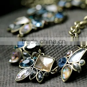 OEM/ODM Factory Direct Sale 2016 Vintage Stone Flower Pendant Necklace thumbnail-4