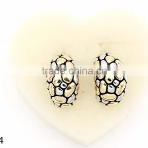 2016 New Fashion Wholesale Juyuan Double Color Plated Whole Sales Earrings thumbnail-6