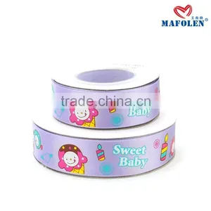 Popular Lovely Cartoon Printed Satin Ribbon for Sale thumbnail-1