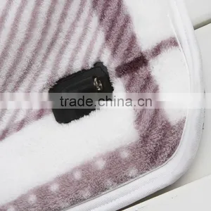 2016 NEW Rechargeable Heated Fleece Blanket Electric Heating Blanket thumbnail-3