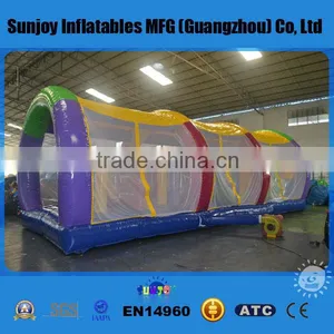 2014 China Hot Sale PVC Inflatable Tunnel Obstacle Course, With CE,UL thumbnail-1