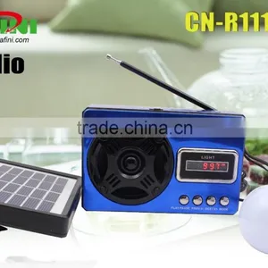 Portable & Multifuction Solar Powered Radio With Led Light thumbnail-1