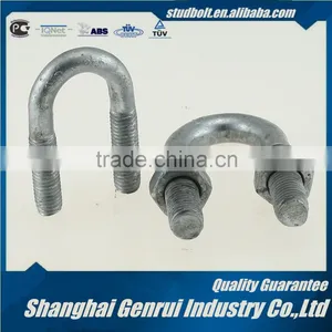 High Tensile Strength Harden and Temper Bracket U BOLT Pipe Clamp thumbnail-2