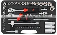 52 PC 1/4"+3/8"DR. Socket Wrench Set thumbnail-1