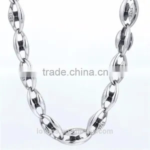 Men Chain Necklace Silver Necklace Most Popular Products New Style thumbnail-4